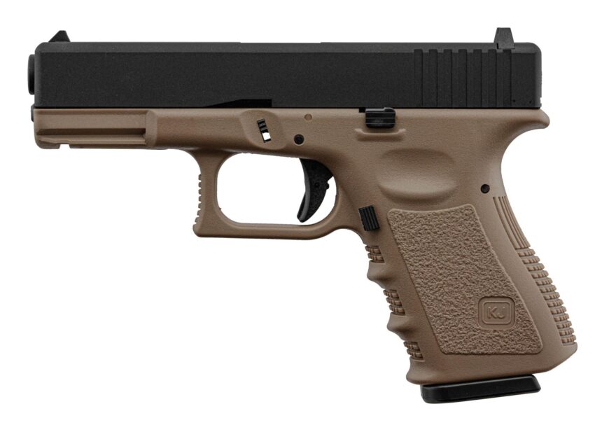 PISTOLET 6MM KP23 GAZ TAN - Vue principale