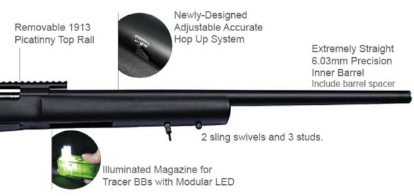 REPLIQUE LONGUE 6MM MOD24 SF RESSORT OD – Image 4