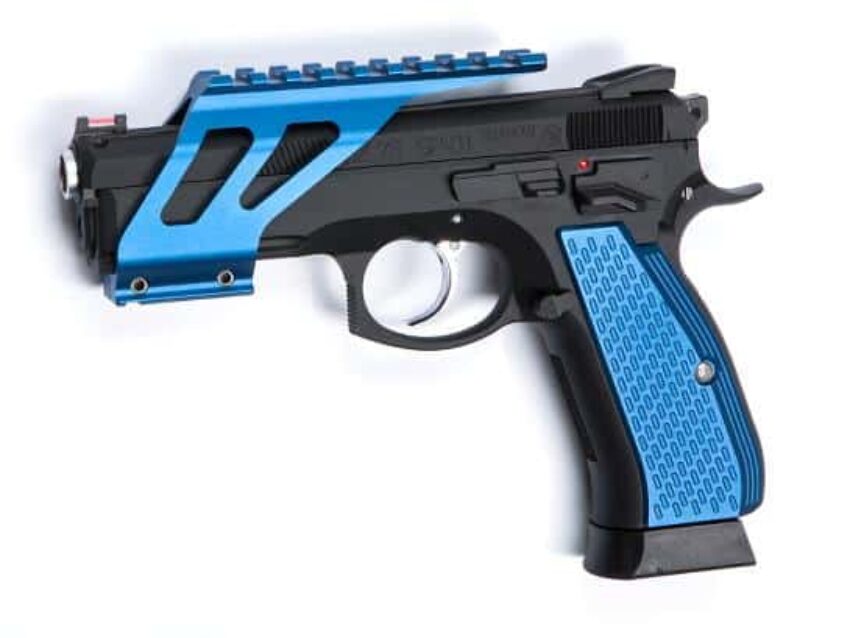 GRIP ALU CZ SP 01 SHADOW BLEU - Vue principale
