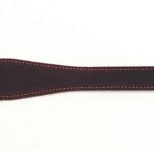 BRETELLE CARABINE CUIR VIEILLI COUSU + ANTIDERAPANT