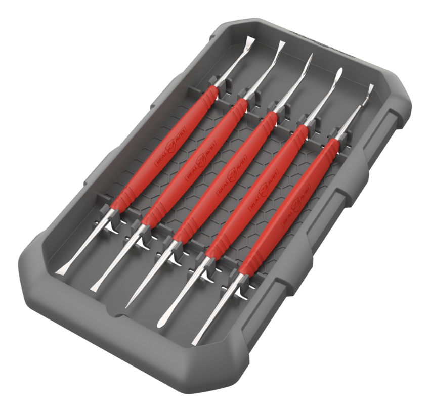 SET DE NETTOYAGE PICS ACIER ACCU-GRIP - Vue principale