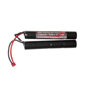 BATTERIE NIMH 9.6V 2200 MAH 2 STICKS T-DEAN