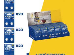 PACK COMPTOIR PILES SPECIALES 100 BLISTERS (CR2032, CR2025, CR2016, V13)