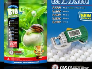 BILLES BIO 0.25G BLANCHES EN SACHET DE 2000