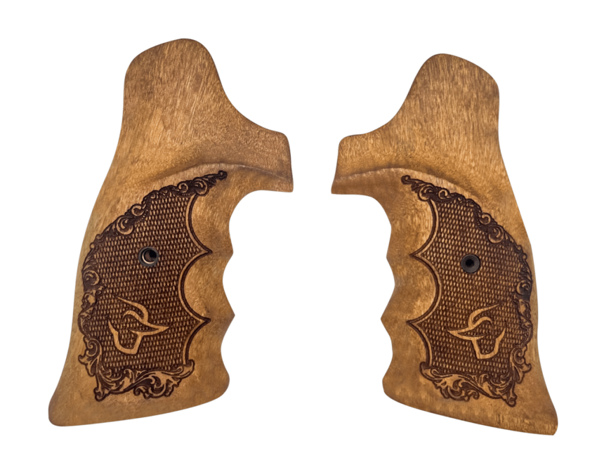 POIGNEE BOIS ERGONOMIQUE LOGO TAURUS - Vue principale