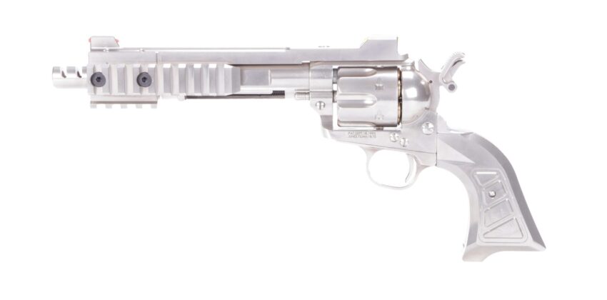 REVOLVER 6MM SAA 45 DEVIL SILVER - Vue principale