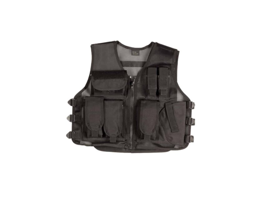 VESTE TACTICAL RECON NOIR LARGE - Vue principale