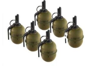 PACK 6 GRENADES TAG 19 Y SANS ECLATS