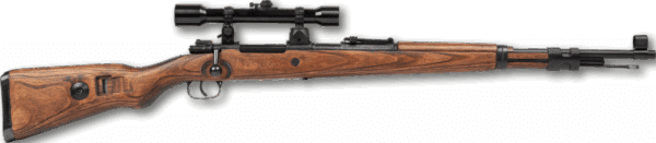 REPLIQUE LONGUE 6MM K98 METAL ET BOIS AVEC LUNETTE
