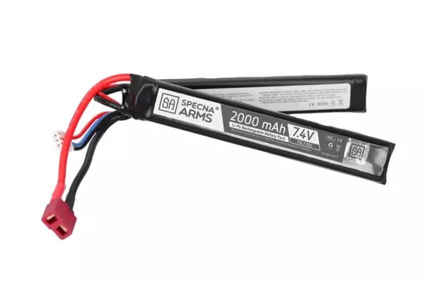 BATTERIE LI-PO 7.4V 2000MAH 2 STICK DEAN - Vue principale