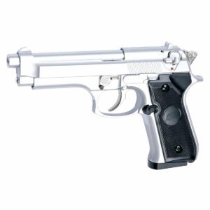 PISTOLET 6MM M92F GAZ SILVER