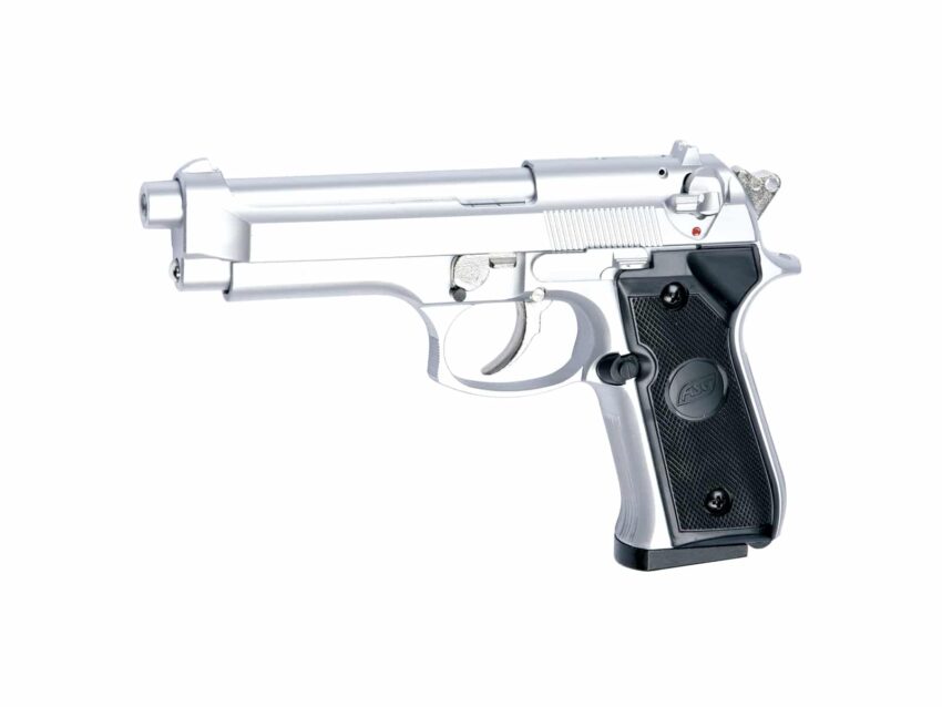 PISTOLET 6MM M92F GAZ SILVER - Vue principale