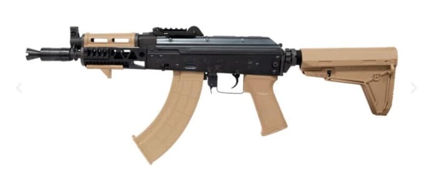 REPLIQUE LONGUE 6MM AK74 U TACTICAL  TAN - Vue principale