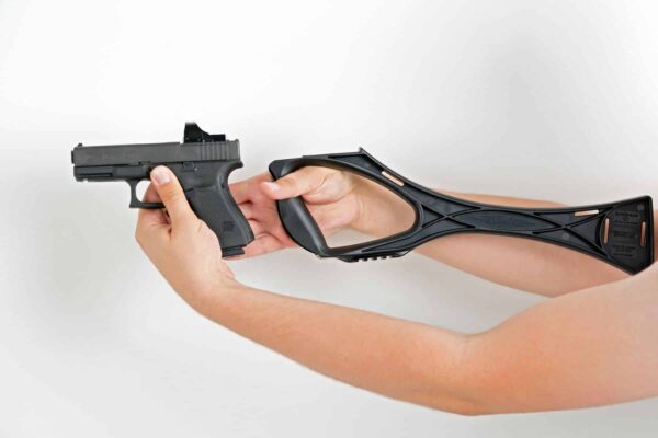 CROSSE TACTIQUE ARMBRACE NOIRE POUR PISTOLET CANIK TP – Image 4
