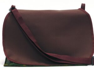 CARNIER TOILE ET CUIR MARRON