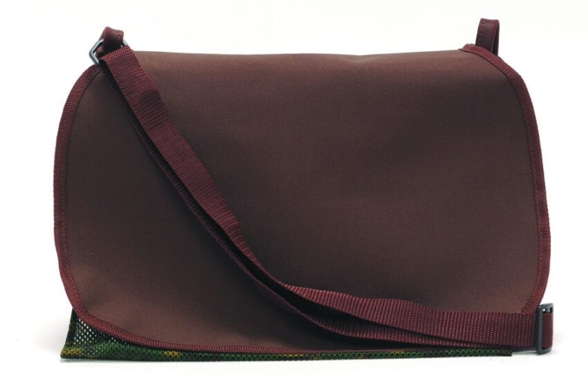 CARNIER TOILE ET CUIR MARRON - Vue principale