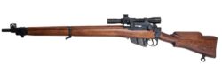 REPLIQUE LONGUE 6MM LEE ENFIELD NO 4 MK1 AVEC LUNETTE -