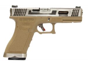 PISTOLET 6MM GAZ T8 SV SLIDE SV BARREL TAN FRAME