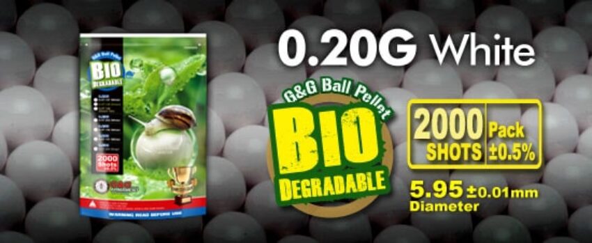 BILLES BIO 0.20G BLANCHES EN SACHET DE 2000 - Vue principale