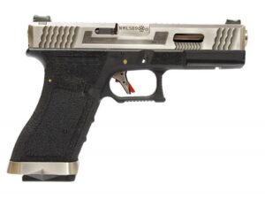 PISTOLET 6MM GAZ T3 SV SLIDE GD BARREL BK FRAME