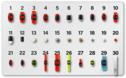 PRESENTOIR DE GUIDONS 30 PCS