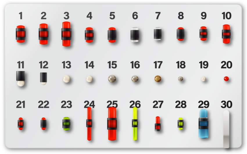 PRESENTOIR DE GUIDONS 30 PCS - Vue principale