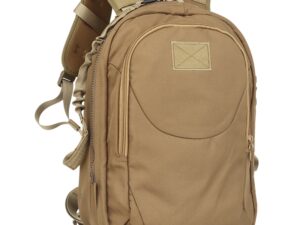 SAC A DOS TRANSFORMABLE EN GILET TAN