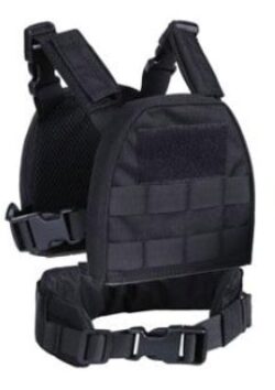 VESTE TACTIQUE NOIRE ENFANT