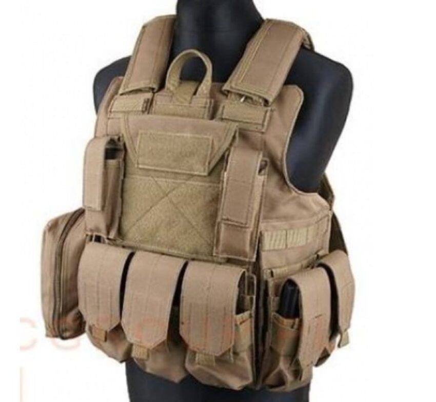 VESTE CIRAS COMBAT TAN - Vue principale