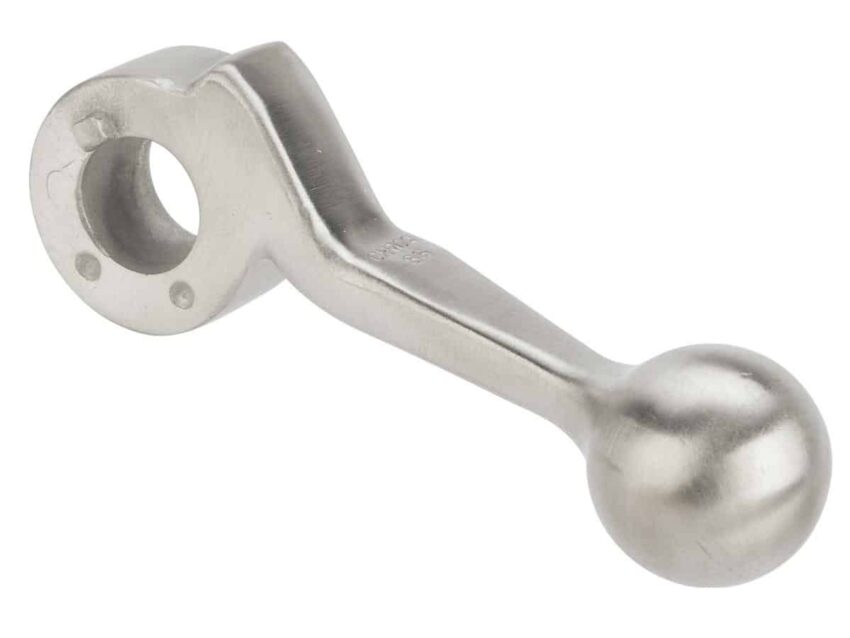 LEVIER ARMEMENT STRIKER STAINLESS STEEL COURBE CHROME - Vue principale