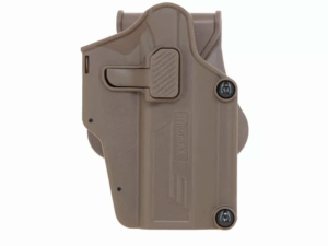 Holster rigide marron pour armes à feu