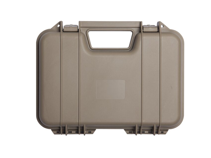 MALLETTE PLASTIQUE 7X19X31CM TAN - Vue principale