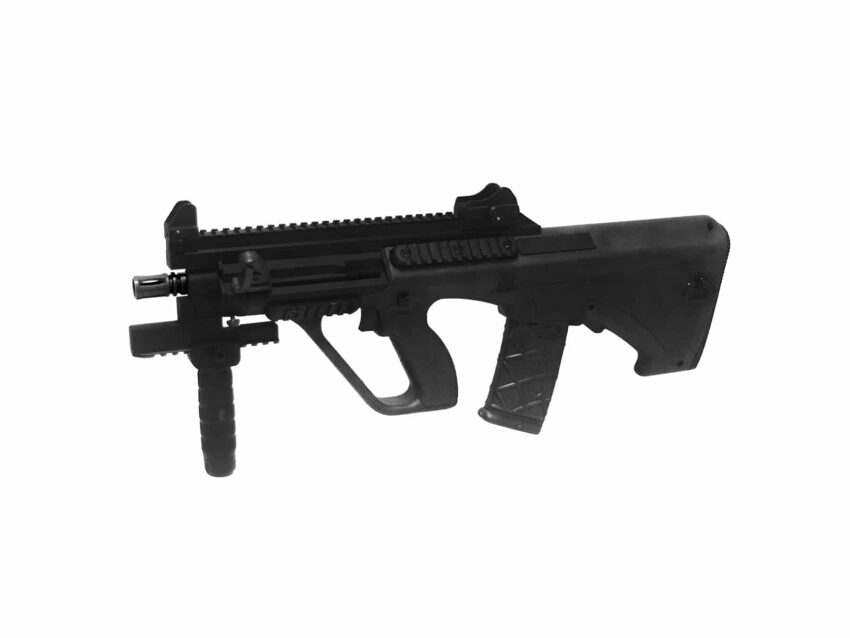 REPLIQUE LONGUE 6MM STEYR AUG A3 COMMANDO NOIR - Vue principale