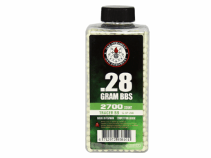 BILLES 0.28G TRACANTES VERTES EN BOUTEILLE DE 2700