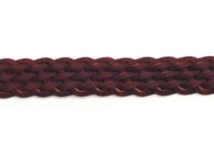 BRETELLE CUIR TRESSE VIEILLI 8 BRINS