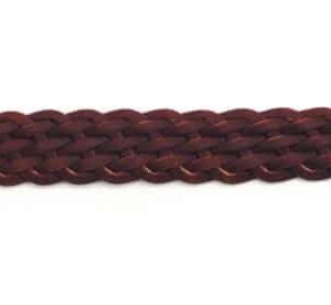 BRETELLE CUIR TRESSE VIEILLI 8 BRINS