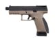 PISTOLET 6MM CZ P10C OR-OT CO2 BLOWBACK NOIR ET TAN - Vue principale