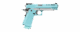 PISTOLET 6MM GPM1911 MACARON BLUE GAZ - Vue principale