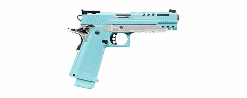 PISTOLET 6MM GPM1911 MACARON BLUE GAZ - Vue principale