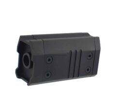 GARDE MAIN SILENCIEUX NOIR COURT 70MM
