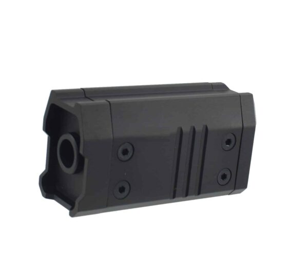 GARDE MAIN SILENCIEUX NOIR COURT 70MM