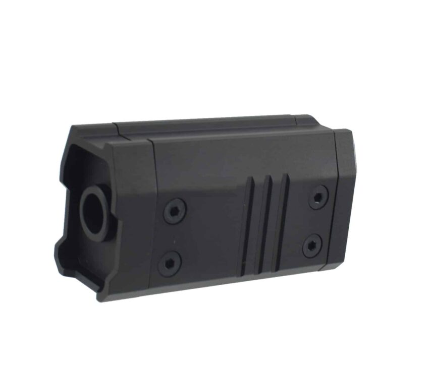 GARDE MAIN SILENCIEUX NOIR COURT 70MM - Vue principale