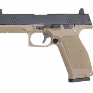 PISTOLET 6MM MKW BLOWBACK METAL NOIR ET TAN