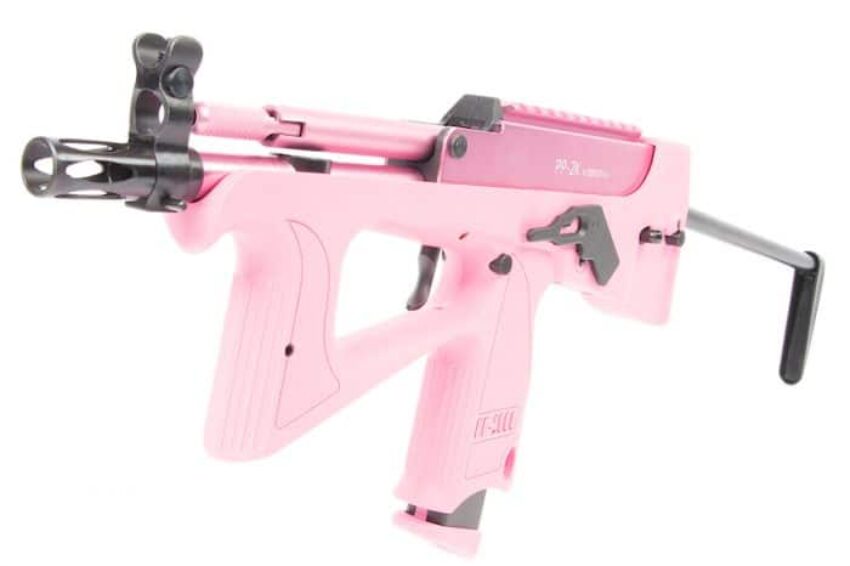 PISTOLET 6MM PP-2K ROSE AVEC CHARGEUR GAZ - Vue principale
