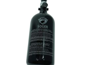 BOUTEILLE AVEC PRESET HPA 0.8L ALU 3000 PSI