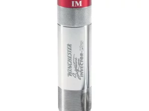 Embout métallique de fusil avec inscription Winchester.