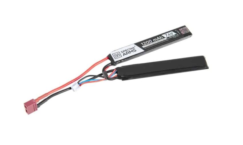 BATTERIE LI-PO 7.4V 1200MAH 2 STICKS DEAN - Vue principale