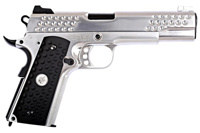 PISTOLET 6MM GAZ KAC NIGHTHAWK CHROME GEN 2 - Vue principale