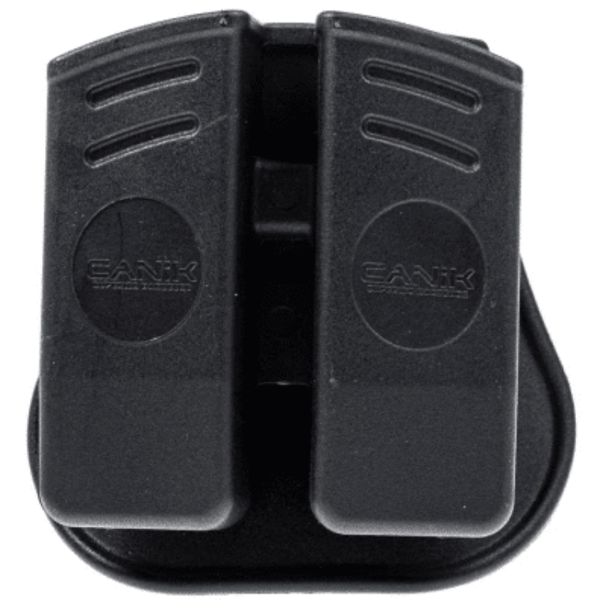 PORTE CHARGEUR DOUBLE NOIR - Vue principale
