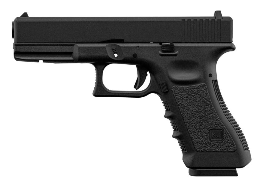 PISTOLET 6MM KP17 GAZ NOIR - Vue principale